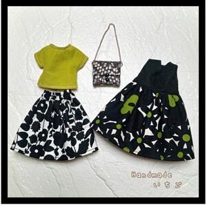 リカちゃん　服　ハンドメイド　着回しコーデセット