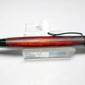 紅木 レッドサンダー ワシントン条約材 インド産 レア材  ブラック金具 ジェットストリーム芯の画像1
