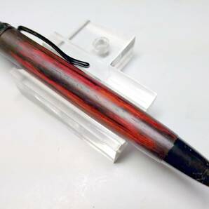 紅木 レッドサンダー ワシントン条約材 インド産 レア材  ブラック金具 ジェットストリーム芯の画像3
