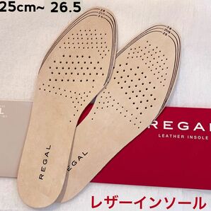 新品オリジナル インソール 紳士靴用リーガルTY01 [吸湿性の富む革] REGAL中敷き ソール １足分(左右分)レザー革L牛革