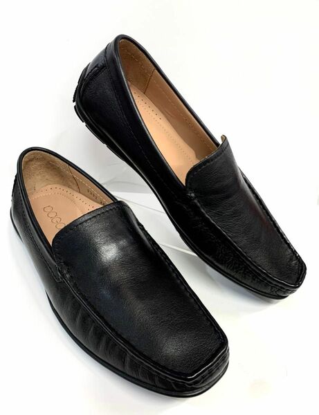 革靴メンズ26cmドライビングシューズ大塚製靴Paganiパガーニ黒ブラック モカシン靴(展示品 保管品の新品)メンズ 本革 紳士
