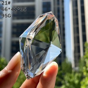 【限定品】 AAAAAAAAAAA級☆高透明度天然水晶六角柱0531-YS-21-498D