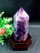 天然～愛の守護石～夢幻紫水晶アメジスト六角柱179G2-67G16D_画像2