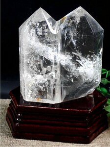 AAA級☆高透明度天然水晶原石178B3-125B43Z