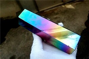  super beautiful a- can so- production Rainbow o-la crystal hexagon pillar 179U2-78U01D