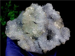 ★天然水晶りカルサイト共生鉱179B6-260B01b