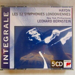 【墺盤5CD】バーンスタイン＆NYP「ハイドン：ロンドン交響曲全12曲」1959～1980年　2001年プレス