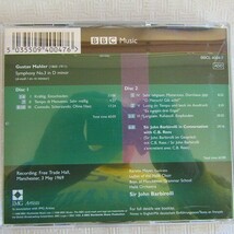 【BBC 2CD】バルビローリ＆ハレo「マーラー：交響曲第3番」1969年ライブ録音マンチェスター_画像2