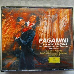 【独盤 3CD】 アッカルド/デュトワ＆LPO「パガニーニ：ヴァイオリン協奏曲全集」1974～75年