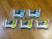 【全国送料無料】EPSON 純正 ICC50（A1）ICY50（A1）計5個組 ※IC6CL50・ふうせん_画像1