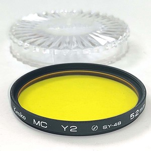 φ52 MC Y2 filter Kenko* white black film Contrast a little over style for SY-48[52mm diameter ] Kenko * used filter 