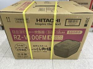 [ new goods unopened ] Hitachi pressure & steam IH jar rice cooker ..... serving tray RZ-V100FM K black [5.5...]* 24 year 5 month buy Manufacturers 1 year guarantee 