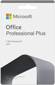 Microsoft Office Professional Plus 2021 for windows 1PC対応 手順書付き 認証完了までサポート