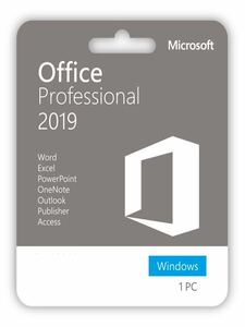 Microsoft Office Professional Plus 2019 for windows 1PC correspondence certification to completion support Microsoft official site from download 