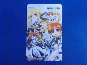 6-340* Magical Girl Lyrical Nanoha * телефонная карточка 