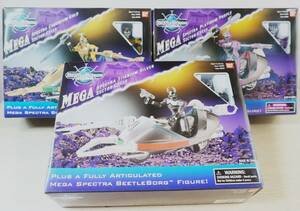 【未開封新品】海外版 バンダイ製 MEGA　SPECTRA CYCLE　３体セット（CHROMIUM GOLD・TITANIUM SILVER・PLATINUM PURPLE）