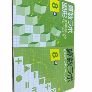 算数ラボ8級　図形8級　2冊セット 