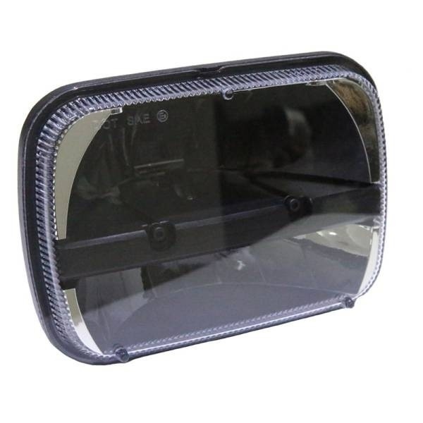 車検対応!ブラック LED ヘッドライト ZRX 400 1100 1200 DAEG GPZ 400 750 1100 900R GSX1100S CBR400 GSX GPZ900R 角型 角目 汎用