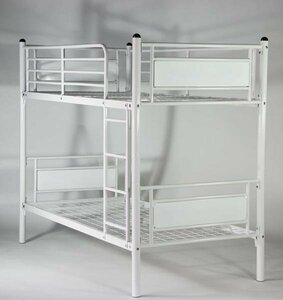  новый товар 2 уровень bed двухъярусная кровать труба bed steel #052WH