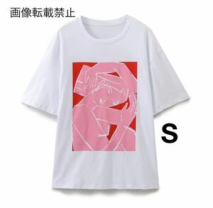 vintage ヴィンテージ レトロ ガールプリント 半袖 Tシャツ トップス Sサイズ レディース★ZARA 好きな方に★2024 S/S 春新作 新品未使用★