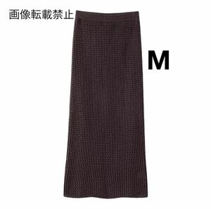 vintage ヴィンテージ レトロ メッシュ ニット タイトスカート ボトムス Mサイズ レディース★ZARA 好きな方に★2024 春新作 新品未使用★