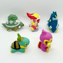 色違い ポケモンキッズ 10体セット 懸賞当選品 ギャラドス キモリ ヒコザル エンペルトなど 指人形 ソフビ フィギュア 色ちがい レア_画像3