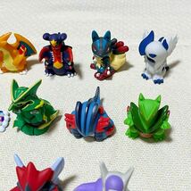 ポケモンキッズ メガシンカ ゲンシカイキ 18体セット メガレックウザ ゲンシグラードンなど まとめ売り 指人形 ソフビ フィギュア レア_画像5