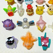 ポケモンキッズ クリア 初期 35体セット まとめ売り 指人形 ソフビ フィギュア レア_画像2