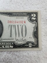 アメリカ　レッドシール　２ドル　１９２８年　旧紙幣　外国紙幣　World Paper Money_画像4