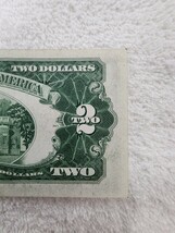 アメリカ　レッドシール　２ドル　１９２８年　旧紙幣　外国紙幣　World Paper Money_画像9