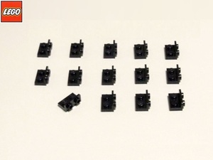 レゴ LEGO パーツ １×２ - １×２逆ブラケット（黒）14個 部品 未使用 