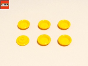 レゴ LEGO パーツ ３×３ 皿 ディッシュ（ブライトライトオレンジ）６個 部品 未使用