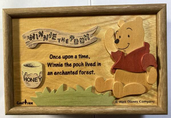 ディズニー「ぷーさん　木箱」　Winnie　the　Pooh　小物入れ