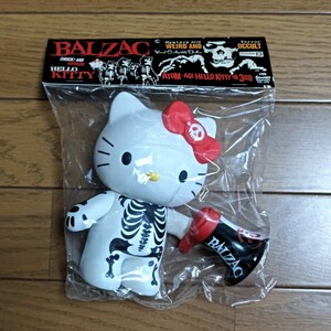 メディコムトイ BALZAC HELLO KITTY ソフビ 白 新品未開封！バルザック ハローキティ