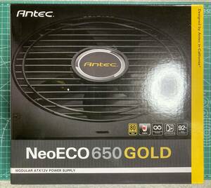 【中古】Antec NeoECO GOLD NE650G 650W 80PLUS GOLD認証 ATX電源ユニット セミプラグイン 動作品