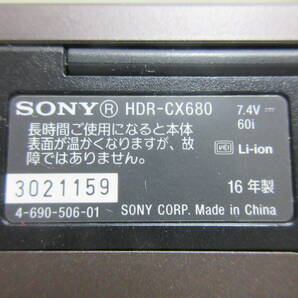 現状渡し SONY HDR-CX680 2016年製 デジタルHD ビデオカメラレコーダーの画像6