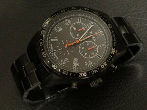  Timex chronograph TIMEX CHRONOGRAPH T2P183 black beautiful goods quartz clock 