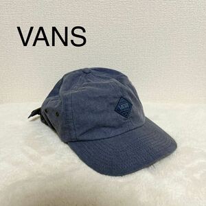 VANS バンズ キャップ 帽子 ブルー系フリーサイズ THR-85