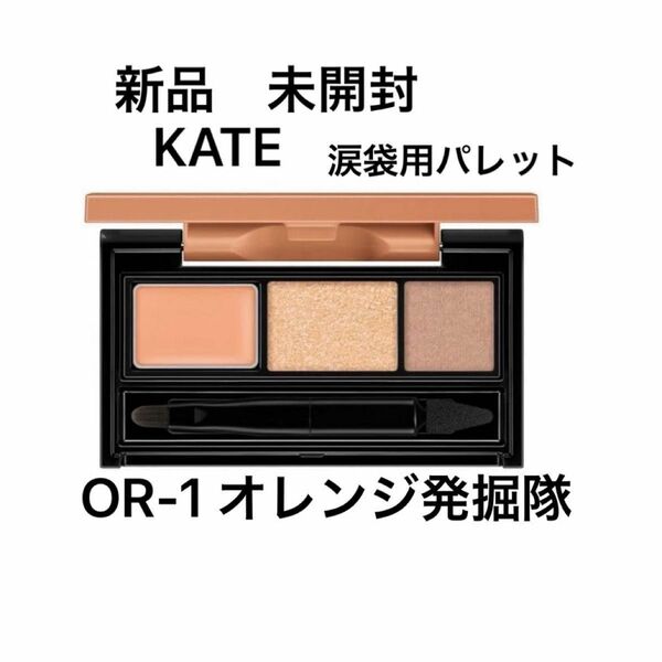 【新品】KATE アンダーアイファインダー （OR-1 オレンジ系）涙袋発掘パレット