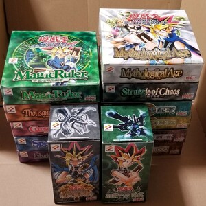 遊戯王OCG 2期 3期 空箱 空box 13種 絶版 仮面の呪縛 魔法の支配者 悪夢の迷宮 新たなる支配者 2000年～