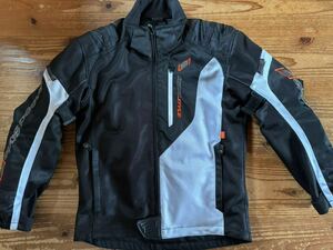 美品　hyod ST-S SPEED PARKA D3O ブラック　ホワイト　Lサイズ　ヒョウドウ ライディングジャケット