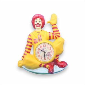 80s Ronald McDonald Wall Clock/マクドナルド ロナルド 壁掛け時計/ヴィンテージ/181117807