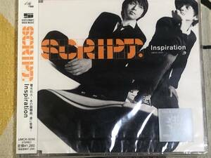 ★非売品CD　SCRIPT/スクリプト「inspiration」 見本盤 　promo only レア盤　japan mint sample