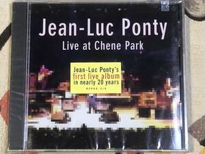 ★未開封輸入盤CD　JEAN-LUC PONTY /ジャン-リュック・ポンティ　「LIVE AT CHENE PARK」 unopened