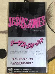 ★未開封8cmCDシングル　ジーザスジョーンズ/JESUS JONES　「right here right now/dawn good at this」 japan mint unopened