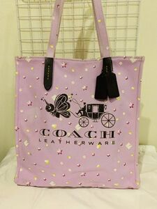 【美品】 COACH コーチ トートバッグ ショルダーバッグ キャンパス　水原希子コラボ　大容量