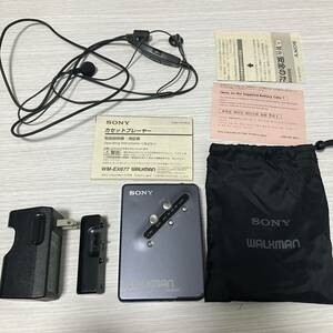 ★SONY★ ソニー WALKMAN ポータブルカセットプレーヤー ウォークマン WM-EX677カセットプレーヤー GROOVE カセットウォークマン 通電済み