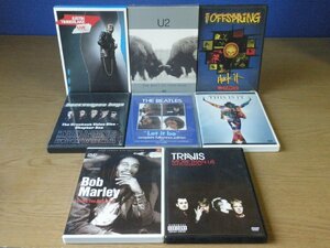 【CD+DVD】《8点セット》ボブ・マーリィ/マイケルジャクソン/U2 ほかまとめ※輸入盤含む