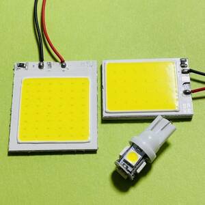 MA36/46S ソリオ ハイブリッド 超爆光! T10 LED ルームランプ COB 全面発光 3個セット スズキ カー用品