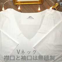 インナーシャツ アンダーシャツ 半袖　アイスシルクシャツ メンズシャツ Tシャツ 男性肌着 ひんやりシャツ Vネック 半袖下着 男性下着_画像3